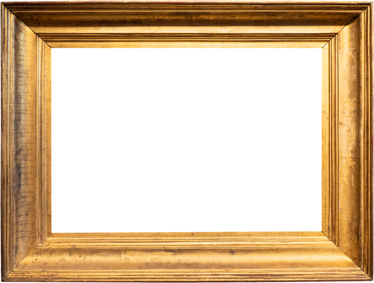 Vintage Simple Wide Wooden Picture Frame